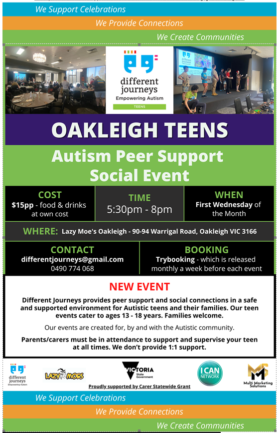 Autism Peer Support Social Event