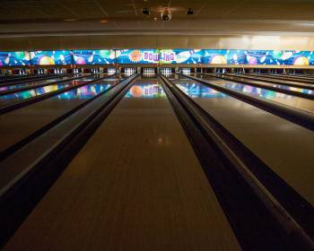 A 10 lane ten pin bowling alley.