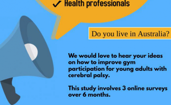 improving participation in the gym for young adults with cerebral palsy survey