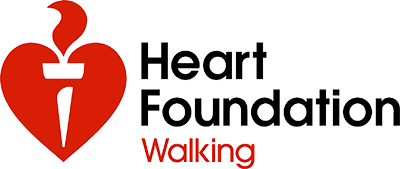 Heart Foundation Walking logo