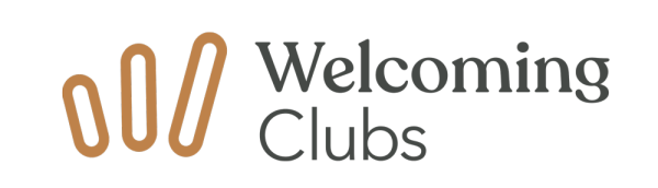 A logo for Welcoming Clubs