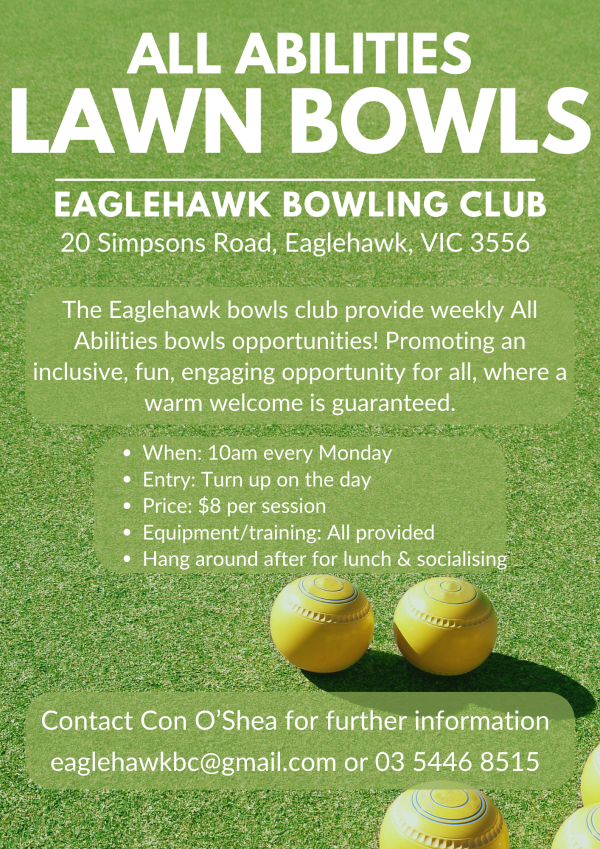 Eaglehawk lawn bowls