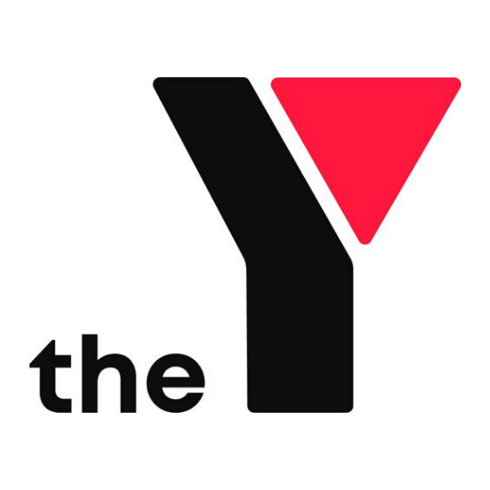 A black and red YMCA logo